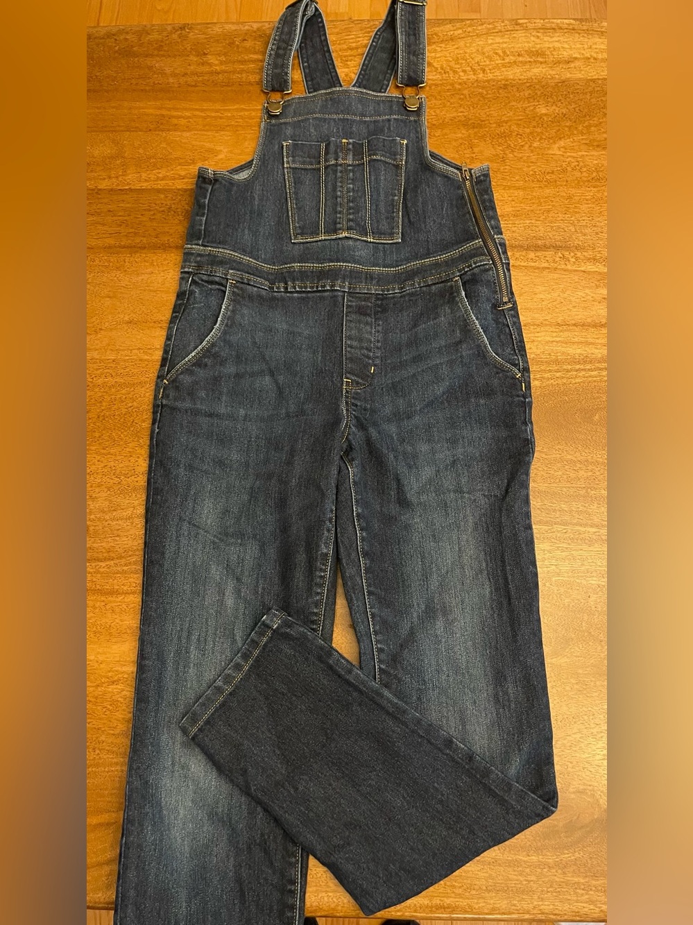 GAP Dark Blue Denim Jeans Overalls sz12